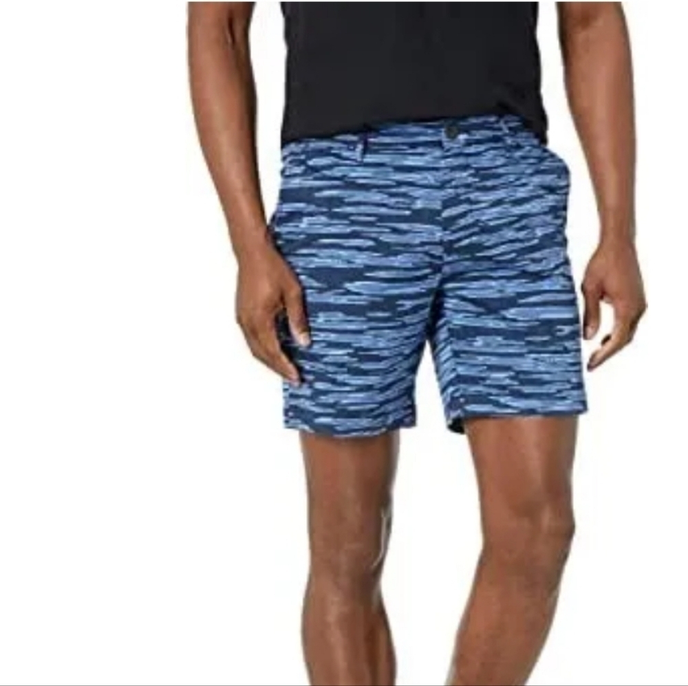 NWT Goodthreads flat front‎ blue printed shorts